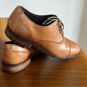 Men's Tan Leather Dress Shoes